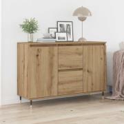 vidaXL Sideboard Artisan Ek 101,5 x 35 x 70 cm Konstruerat trä