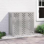 vidaXL Täckning för Luftkonditionering Silver 110 x 50 x 105 cm