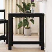 vidaXL Barbord Svart Ek 102 x 50 x 103.5 cm Konstruerat trä