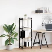 vidaXL Bokhylla Sonoma ek 40 x 30 x 118 cm Konstruerat trä