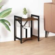 vidaXL Hyllsystem Rökt ek 40 x 30 x 50 cm Konstruerat trä