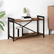 vidaXL Hyllsystem Rökt ek 40 x 30 x 85 cm Konstruerat trä