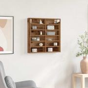 vidaXL Visningsskåp Gammalt trä 60 x 8,5 x 58 cm Konstruerat trä