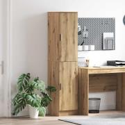 vidaXL Högskåp artisan ek 35 x 39 x 168 cm Konstruerat trä