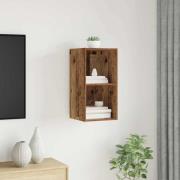 vidaXL TV-skåp Gammalt trä 37 x 37 x 72 cm Konstruerat trä