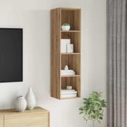 vidaXL TV-skåp artisan ek 37 x 37 x 142.5 cm Konstruerat trä