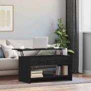 vidaXL Kaffeebord Svart ek 80 x 50.5 x 41.5 cm Konstruerat trä