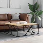 vidaXL Soffbord sonoma-ek 100x100x40 cm konstruerat trä