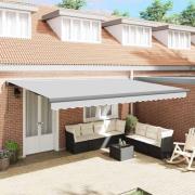 Markis Antracit 4,5 × 3 m Metall