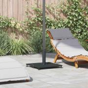 vidaXL Utomhusparaplyfötter Svart 45 x 45 x 31 cm Stål