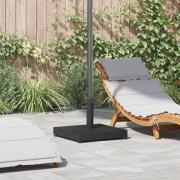 vidaXL Uteparaplyfot Justerbar Svart 45 x 45 x 31.5 cm Stål, Betong