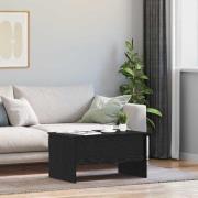 vidaXL Kaffeebord Svart ek 80 x 50,5 x 42,5 cm Konstruerat trä