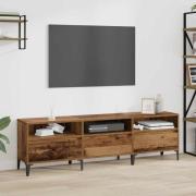 vidaXL TV-skåp Gammalt trä 150 x 30 x 44.5 cm Konstruerat trä