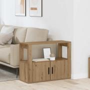 vidaXL Sideboard artisan ek 80 x 30 x 60 cm Konstruerat trä