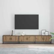 vidaXL TV-skåp artisan ek 240 x 35 x 41 cm Konstruerat trä