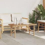 vidaXL Kaffeebord Brun 90 x 50 x 43 cm Bambu