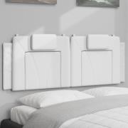 vidaXL Headboard Cushion "Viana" White 152 cm Faux Leather