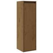 vidaXL Väggskåp honungsbrun 30x30x100 cm massiv furu
