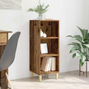 vidaXL Sideboard Gammalt trä 32,5 x 34,5 x 90 cm Konstruerat trä