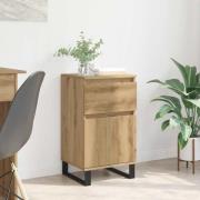 vidaXL Sideboard med låda artisan ek 35 x 40 x 70 cm Konstruerat trä