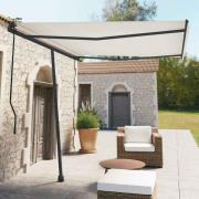 vidaXL Markisstolpar set antracit 300x245 cm järn