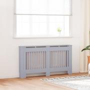 vidaXL Radiatorlock 2 pcs Grå 152x19x81.5cm Konstruerat trä