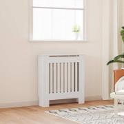 vidaXL Radiatorlock 2 pcs Vit 78x19x81.5cm Konstruerat trä