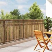 vidaXL Bambustängsel Brun 300 x 125 cm Bambu