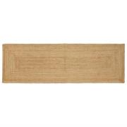 vidaXL Områdesmatta Beige 80 x 250 cm Jute