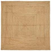 vidaXL Matta Beige 240 x 240 cm Jute