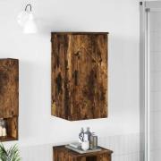 vidaXL Badrumsskåp Rökt ek 30 x 31,5 x 61 cm Konstruerat trä & Metall