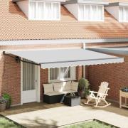 Markis Antracit 4 × 3 m Metall