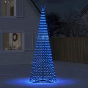 vidaXL LED julgran 688 LED blå 300 cm