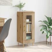 vidaXL Sideboard artisan ek 34 x 34,5 x 90 cm Konstruerat trä