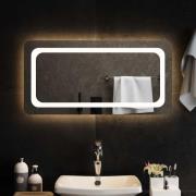 vidaXL Badrumsspegel LED 80x40 cm