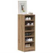vidaXL Skoskåp artisan ek 32x35x92 cm konstruerat trä