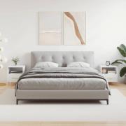vidaXL Sängbord 2 st vit 40x35x47,5 cm konstruerat trä