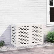 vidaXL Täckning för Luftkonditionering Vit 100 x 50 x 70 cm Stål