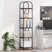 vidaXL Hyllsystem Gammalt trä 40 x 30 x 183 cm Konstruerat trä