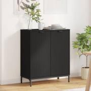 vidaXL Sideboard Svart 69,5 x 33 x 82 cm Konstruerat trä