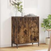 vidaXL Sideboard Rökfärgad ek 69,5 x 33 x 82 cm Konstruerat trä