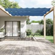 vidaXL Markis vertikal blå 180x1000 cm oxfordtyg