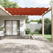 vidaXL Markis vertikal terrakotta 60x1200 cm oxfordtyg