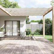 vidaXL Markis vertikal vit 60x1000 cm oxfordtyg