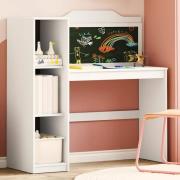 vidaXL Tavelskrivbord Vit 120 x 45 x 118.5 cm Konstruerat trä