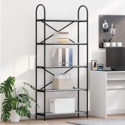vidaXL Hyllsystem Grå sonoma 80 x 30 x 183 cm Konstruerat trä