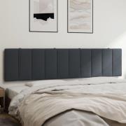 vidaXL Headboard Cushion "Hanko" Dark Grey 200 cm Velvet