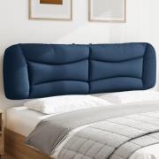 vidaXL Headboard Cushion "Hvar" Blue 180 cm Fabric
