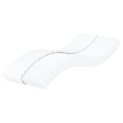 vidaXL Skummadrass vit 90x200 cm hårdhet H2 H3