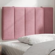 vidaXL Headboard Cushion "Hanko" Pink 80 cm Velvet